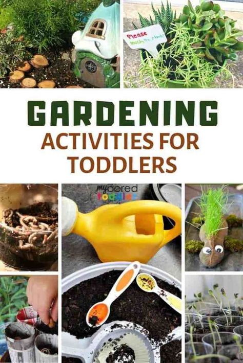 Get your toddler gardening with this easy seed planting activity idea - great for a Spring or Summer toddler activity that you can do outside or inside. Toddler Gardening, Toddler Garden, Outdoor Activities For Toddlers, Gardening Activities, Spring Activity, Gardening With Kids, Kids Gardening, Play Garden, Garden Activities