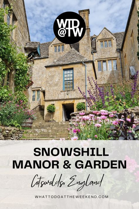 Tucked away in the beautiful village of Snowshill and just a short drive from the landmark town of Broadway in the Cotswolds, is Snowshill Manor - a 16th-century manor house and garden. This #NationalTrust spot provides the backdrop for a great day out, so why not pack a picnic and get exploring? Snowshill Manor, Manor Garden, Snow Hill, House And Garden, The Cotswolds, Beautiful Villages, National Trust, Uk Travel, Manor House