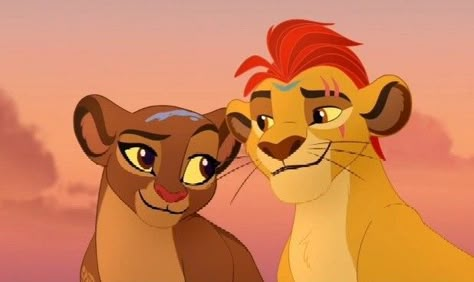 The Lion Guard: Rani & Kion Lion King Kion X Rani, Rani And Kion Lion Guard, The Lion Guard Kion And Rani, Kion X Rani Fan Art, Lion Guard Kion And Rani, Lion Guard Rani, Kion Lion Guard, Kion X Rani, King Song