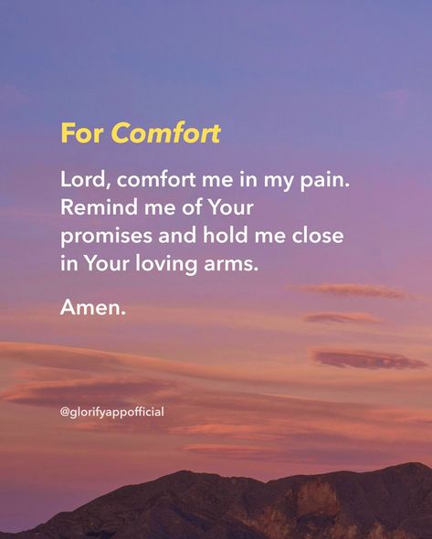 What is one thing you currently need? Whether it is strength, peace, guidance, or comfort, rest assured that God will hear your prayer. Lay it all before Him, and trust that He is listening. His love is boundless, and His grace is sufficient for every situation. Whatever you’re facing, He will see you through. Comment “Glorify” for the link to the app and get access to curated prayers, devotionals, declarations, meditations, and so much more. Keep strengthening your faith! 📲✨ #jesus #amen ... You Promised, Hold Me, Jesus