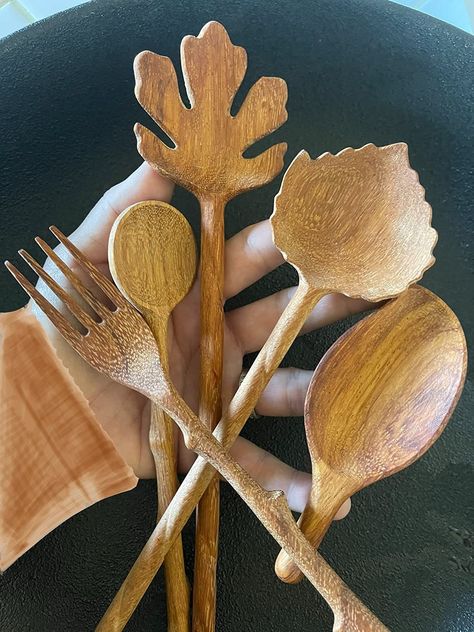 Amazon.com: JABIHOME 4 Wooden Spoons and Forks Set, Thanksgiving Hostess Gifts for Women, Couple Cooking Gifts for Women, Handmade Gifts, Fall Themed Gifts, Fall Decoration : Handmade Products Thanksgiving Hostess Gift Ideas, Thanksgiving Hostess Gifts, Hostess Gift Ideas, Hostess Gifts Thanksgiving, Cooking Gifts, Thanksgiving Hostess, Spoons And Forks, Thanksgiving 2024, Christmas Elephant