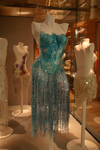 Dare to Wear: Glass Dresses by Diana Dias-Leão by National Museums Liverpool, via Flickr Strange Dresses, Crystal Outfits, Vintage Runway Dresses, Glass Dresses, Siren Outfit, Concert Outfits, To Wear, Glam Dresses, Cabaret