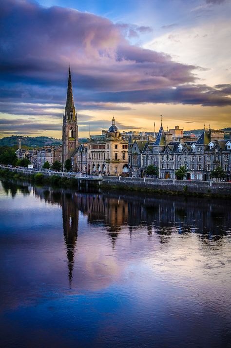 Perth, Scotland.  Old town over the river Tay Perth Scotland, Over The River, Favorite Authors, Perth, Old Town, Scotland, Louvre, Building, Travel