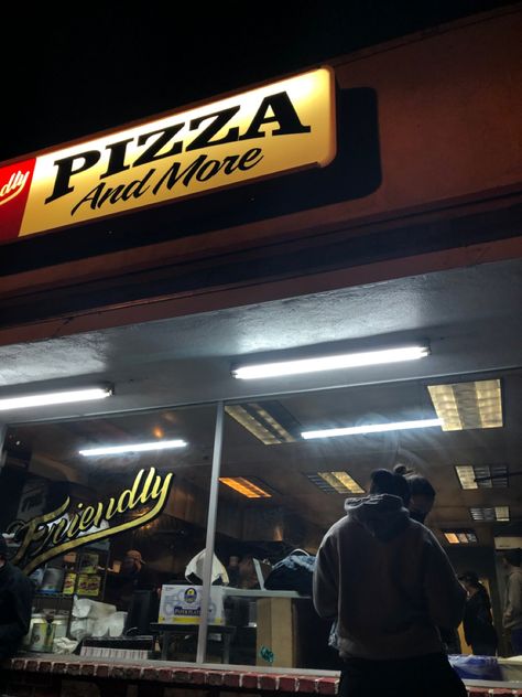 local pizza shop. late night eating. pizza and beer #thefriendly #pizza #night #moody #pizzashop #sandiego Pizza Place Aesthetic, Canadian Pizza, Pizza And Drinks Aesthetic, Pizza Aesthetic Night, Victoria James, Homemade Pizza Night Aesthetic, Late Night Pizza Aesthetic, Local Pizza, Pizza Night