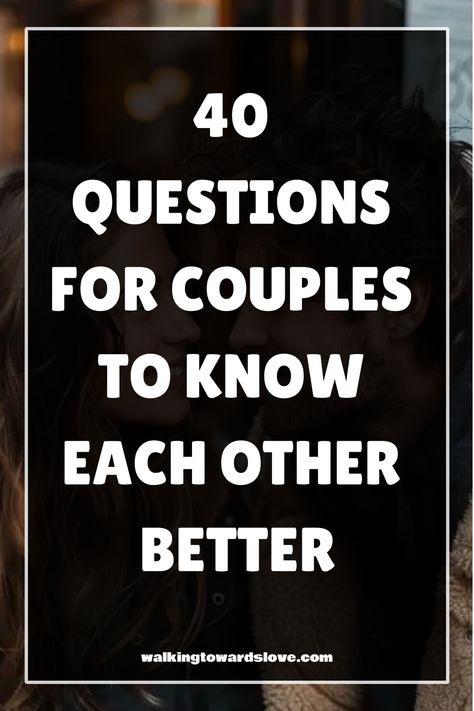 Getting to know your partner deeply is a journey that never truly ends. ’40 Questions for Couples to Know Each Other Better’ is tailored to foster this continuous discovery in a fun and meaningful way. Whether you’ve just started dating or have been together for years, there’s always something new to learn about each other. Relationship Starter Questions, New Couple Questions Game, Get To Know You Date Questions, Cute Questions For Couples, Couple Get To Know You Questions, Games To Get To Know Each Other Couples, Questions For Significant Other, Get To Know Your Spouse Questions, Get To Know Each Other Questions Couple