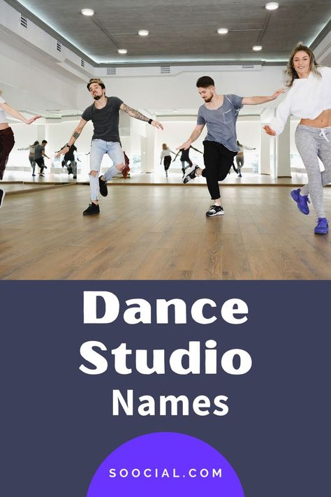 Dance Studio Names Ideas, Flow Dance, New Business Names, Studio Dance, Group Names Ideas, Name For Instagram, Dance Academy, Dance School, Name Ideas