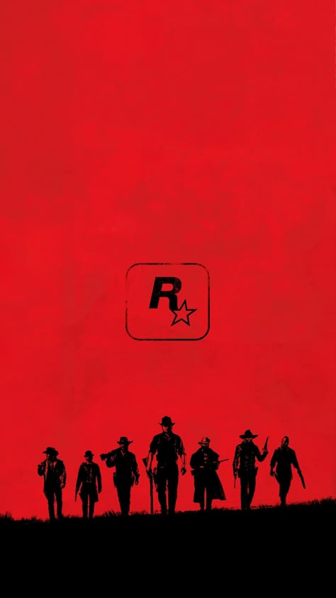 Rockstar Games Logo, Geeky Wallpaper, Red Dead Redemption Art, Wallpaper Marvel, Read Dead, Red Dead Redemption Ii, Red Redemption 2, Wall Paper Phone, Wallpaper Bts