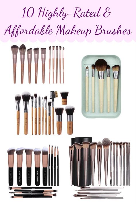 Best Affordable Makeup, Best Eye Makeup Brushes, Sigma Makeup Brushes, Inexpensive Makeup, Affordable Makeup Brushes, Makeup Brush Set Best, Beauty Myth, Essential Makeup Brushes, Cheap Makeup Brushes