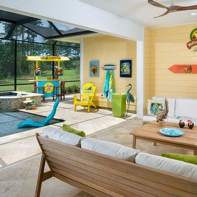 Margaritaville Hilton Head-Aruba themed backyard Margaritaville Decor, Living In Florida, Community Photos, Retirement Living, Retirement Community, Florida House, Hilton Head, Back Patio, Tiki Bar