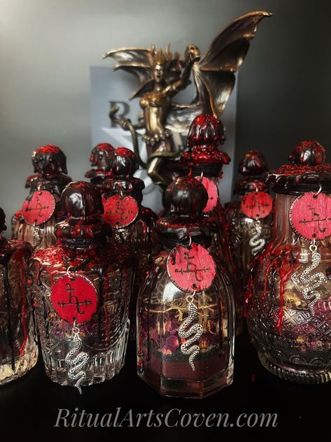 Lilith Devotee Protection Witch Bottle- Created For Devotees of Lilith – Ritual Arts Coven Lilith Altar Aesthetic, Lilith Alter, Lilith Ritual, Lilith Altar, Celtic Witchcraft, Dark Goddesses, Lillith Goddess, Lilith Sigil, Witch Bottle