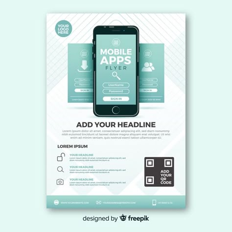 App Launch Poster Design, Application Poster Design, App Launch Poster, Tech Poster Design, Room Booking App, Mobile App Advertising, Mobile App Design Templates, Mobile App Poster, Mobile App Flyer