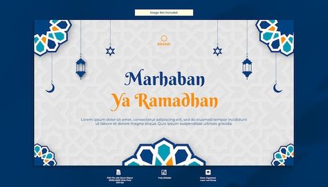 PSD marhaban ya ramadhan greeting postca... | Premium Psd #Freepik #psd #greeting #ramadan #minimalist #greeting-card Minimalist Template, Design Minimalist, Postcard Design, Web Banner, Web Template, Ramadan, Graphic Resources, Greeting Card, Greeting Cards