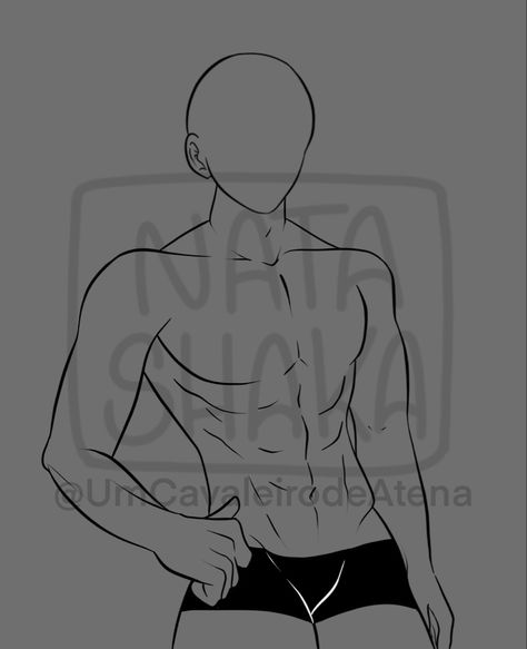 Dar créditos Body Base Drawing Guy, Anime Guy Poses Reference Base, Free Body Base Drawing Male, Gacha Body Base Male, Body Base Sketch Male, Suggestive Poses Drawing Reference Male, Art Bases Male, Anime Boy Base, How To Draw Abs