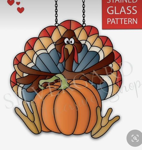 Stained Glass Candles, Funny Turkey, Stained Glass Pattern, Svg Thanksgiving, Stained Glass Christmas, Glass Pattern, Glass Designs, Stained Glass Designs, Stained Glass Projects