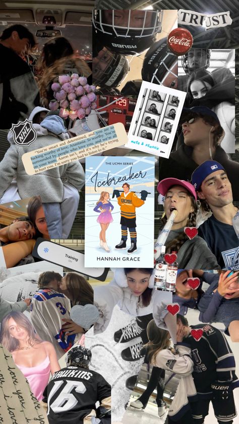 icebreaker | hannah grace Icebreaker Hannah Grace, Icebreaker Book, Hannah Grace, Winter Books, Book Artwork, Baseball Boys, Summer Books, Romantic Books, Visual Aids