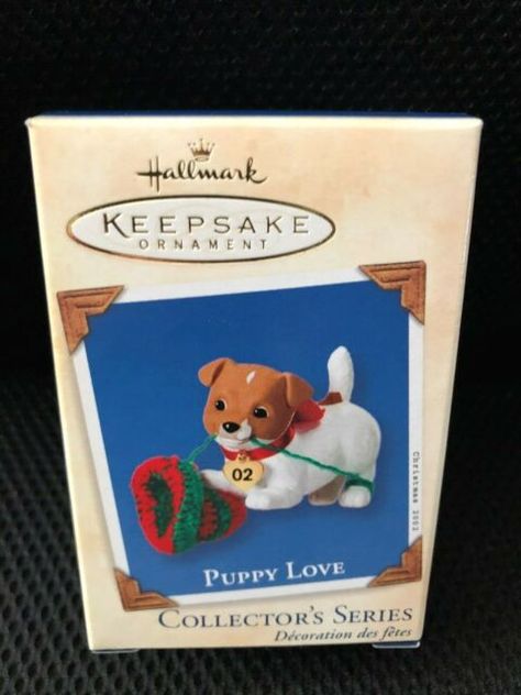 Love Series, Mini Ornaments, Hallmark Keepsake Ornaments, Hallmark Ornaments, Christmas Decoration Items, Keepsake Ornaments, Holiday Ornaments, Puppy Love, Hallmark