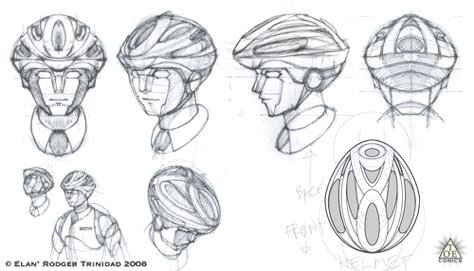 Bike Helmet Head Anatomy Bike Helmet Drawing Reference, Biker Helmet Reference, Bike Helmet Drawing, Drawing Helmet, Helmet Design Sketch, Helmet Illustration, Zootopia Concept Art, Bicycle Helmet Design, Airplane Sketch