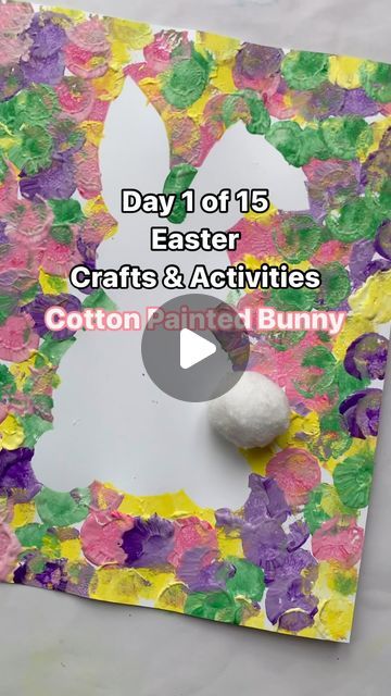 Mandisa Watts on Instagram: "Follow @happytoddlerplaytime for more easy activity and craft ideas for kids. 

Visit happytoddlerplaytime.com for full instructions to this activity and more ways to keep kids 0-12 busy and learning.

Stay tuned for 14 more Easter Crafts & Activities perfect for kids 0-12 years old!

Create an adorable Bunny Craft using cotton balls and paint with a free printable Easter bunny outline available on the blog!" Easter Painting For Kids, Easter Bunny Outline, Easter Bunny Painting, Cotton Ball Crafts, Bunny Outline, Grandma Camp, Easter Craft Activities, Bunny Craft, Easter Paintings