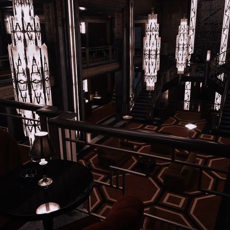 Ahs Hotel Aesthetic, Bioshock Aesthetic, Hotel Aesthetic, Ahs Hotel, Dream Basement, Overlook Hotel, Haunted Hotel, Bioshock, American Horror