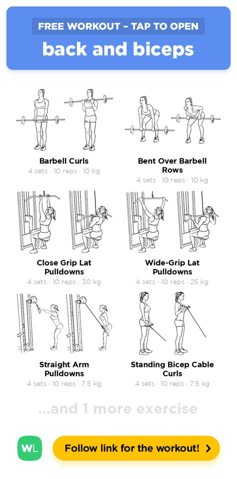 Strength Training Arms And Back, Bicep Workout Machine Gym, Workout Back And Arms, Weight Machine Workouts For Women Gym, Back And Bicep Workout For Beginners, Workout Gym Programs, Arms And Legs Workout Gym, Machine Gym Workouts, Arm And Back Gym Workout