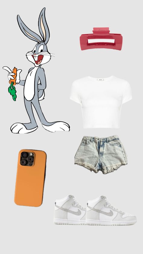 ✨Outfit based on cartoon character✨ 🥕Bugs bunny🐰 Bugs Bunny, Bugs, Cartoon Characters