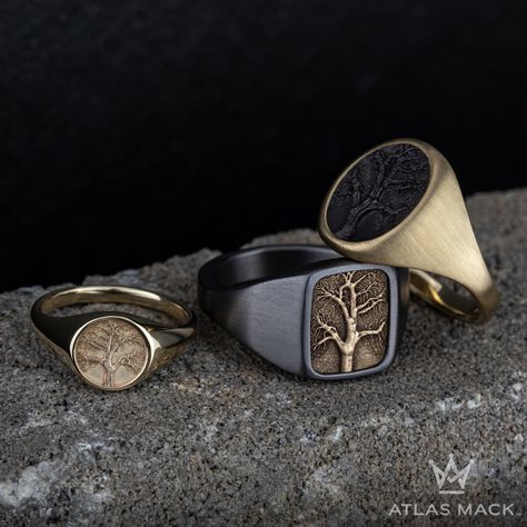 Signet Ring Stacking, Mens Rings Signet, Mens Signet Ring Gold, Men’s Vintage Rings, Signet Rings For Men, Men’s Ring, Men’s Rings, Gold Mens Rings, Men's Rings Gold