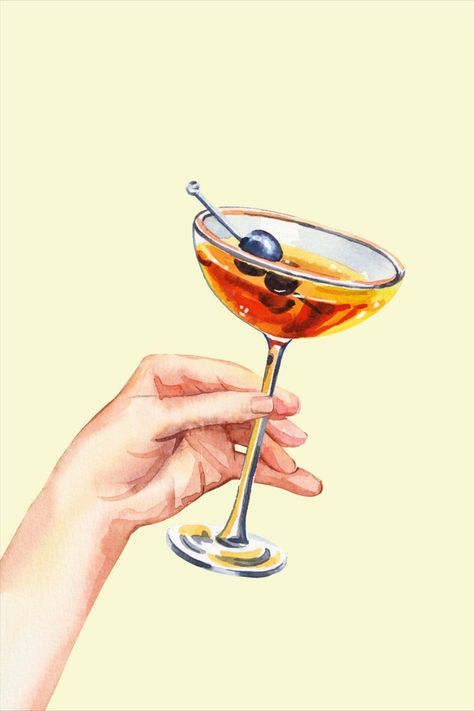 Vintage Alcohol Ads, Vintage Cocktail Aesthetic, Vintage Cocktail Poster, Whisky Illustration, Cocktail Art Illustration, Nye 2024, Alcohol Pictures, Cocktail Vintage, Posters Ideas