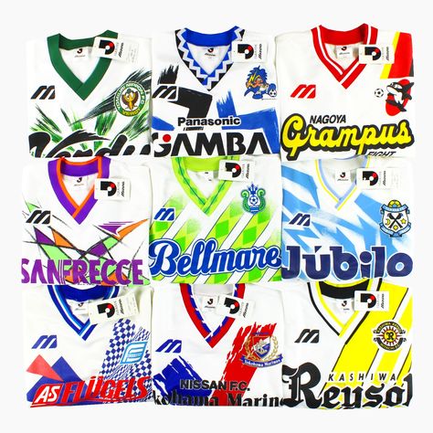 J League, Vintage Football Shirts, Motion Design Video, 90s Shirts, Vintage Football, All Love, Retro Shirts, Nagoya, Jersey Shirt