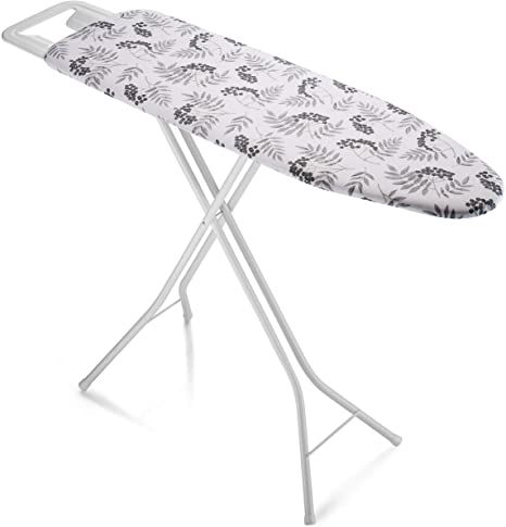 Bartnelli Rorets Ironing Board Made in Europe | Iron Board with 3 Layer Cover Pad (Color May Vary), Height Adjustable, Safety Iron Rest, 4 Leg, Home Laundry Room or Dorm Use (44 x 14 H.36) Ironing Board Storage, Home Laundry Room, Tabletop Ironing Board, Iron Rest, Home Laundry, Board Storage, Ironing Board, Steam Iron, Black & Decker