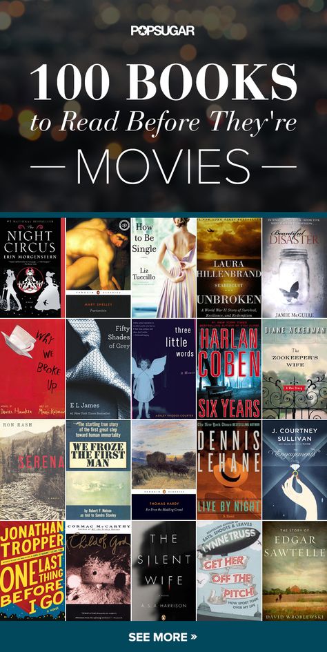 100 Books to Read Before They're Movies. Read first then see the movie! But I'm always disappointed in the movie. Books With Movies, Books Made Into Movies, Books To Movies, 100 Books, Fashionable Sunglasses, 100 Books To Read, Night Circus, Reading Rainbow, 100 Book