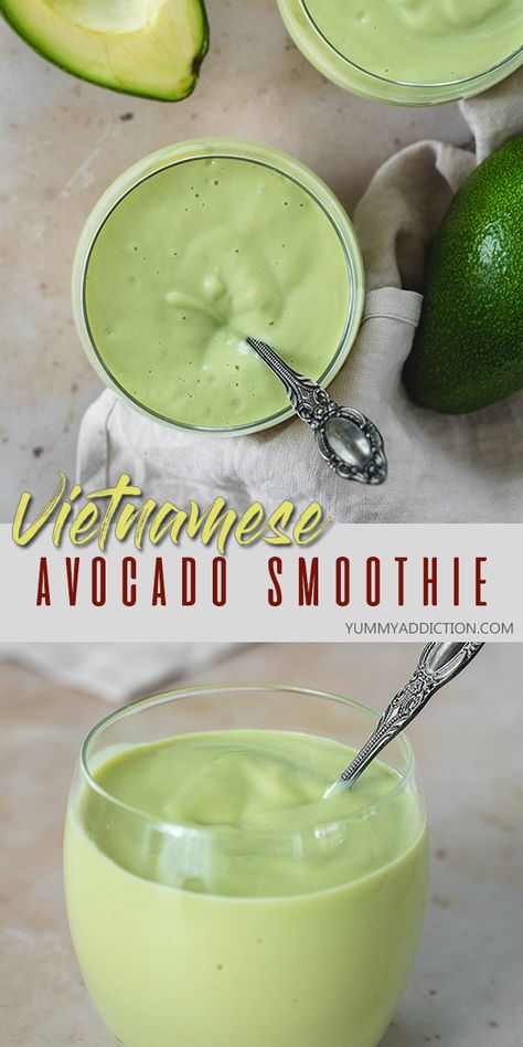 Best Avocado Smoothie, Condensed Milk Smoothie, Avocado Smoothie Recipes, Avacodo Smoothie Recipe, Avocado Milk Tea, Avocado Shake Recipe, Avocado And Condensed Milk, Frozen Avocado Smoothie, Avocado Condensed Milk Dessert