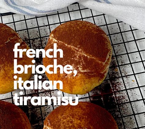 French Brioche With An Italian Twist: Ultra Soft Tiramisu Maritozzi - Bakestarters Brioche Bread Recipes, Italian Bread Recipe, Fluffy Bun, Authentic Italian Desserts, Brioche Bread Recipe, French Brioche, Italian Bread Recipes, Italian Tiramisu, Brioche Recipe