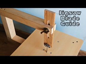 (539) Make A Jigsaw Table Blade Guide || Jigsaw Blade Support - YouTube Jigsaw Table, Youtube Traffic, Woodworking Jigsaw, Best Jigsaw, Jigsaw Blades, Homemade Tools, Wood Tools, Woodworking Jigs, Woodworking Tips