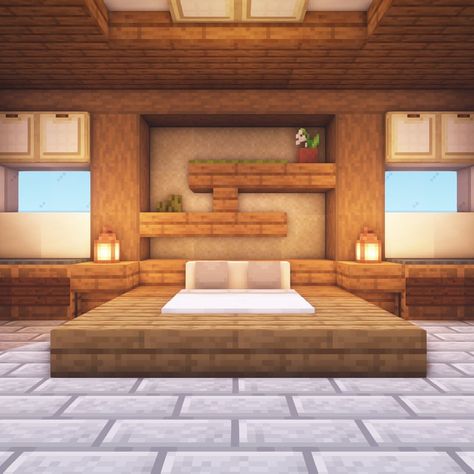 Minecraft Interior Design Bedrooms, Bedroom In Minecraft, Minecraft Blueprint, Minecraft Wall Designs, Interior Design Minecraft, Bedroom Minecraft, Minecraft House Interior, Bedroom Ideas Minecraft, Interior Minecraft