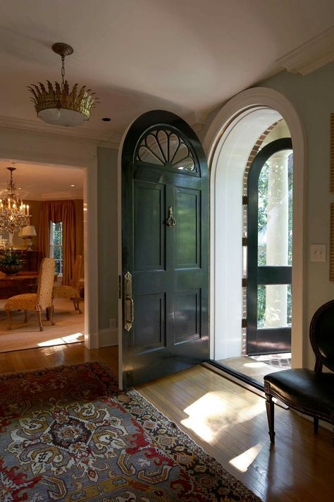 Mansard House, Arched Doorway, Door Screen, Arched Doors, Dream House Rooms, Dream House Interior, Screen Door, Pretty House, Dream House Decor