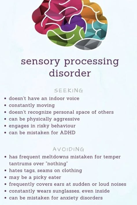 Sensory Processing Disorder Symptoms, Sensory Disorder, Sensory Therapy, Sensory Diet, Auditory Processing, Sensory Integration, Sensory Issues, Processing Disorder, Sensory Processing Disorder