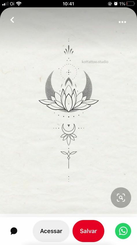 Moon And Lotus Tattoo, Unique Hand Tattoos, Ancient Art Tattoo, Nouveau Tattoo, Yoga Tattoos, Beach Tattoo, Lotus Mandala, Geometric Mandala, Spine Tattoo