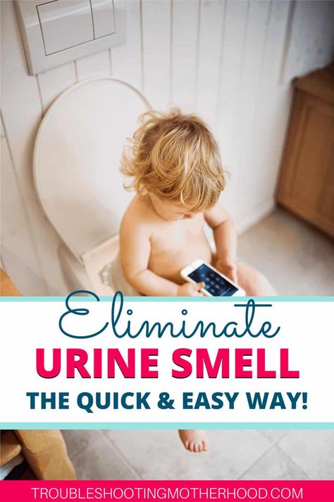 Fast, quick and simple way to finally get rid of the urine odor in your clean bathroom. Follow these 2 easy steps that will show you how to get the pee smell out of your bathroom once and for all! #stinkybathroom #urinesmell #shavingcreamhack #cleaningtips Boy Bathroom Smell, Remove Urine Smell, Floor Cleaning Hacks, Pee Smell, Bathroom Odor, Urine Odor, Urine Smells, Clean Bathroom, Easy Cleaning Hacks