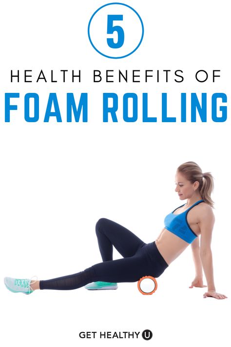 Want to limit soreness, reduce stress and prevent injury? Then foam rolling is for you! Check out all the health benefits of foam rolling here! #foamroller #fitness #soremuscles #gethealthyu Foam Rolling Benefits, Benefits Of Foam Rolling, Roller Exercises, Daily Stretches, Body Tips, Foam Roller Exercises, Foam Rollers, Daily Workouts, Foam Rolling