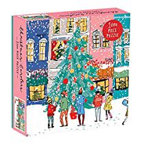 Michael Storrings, Christmas Carolers, Holiday Puzzle, Christmas Puzzle, Holiday Music, 1000 Piece Puzzle, 500 Piece Puzzles, Good Cheer, Puzzle Box