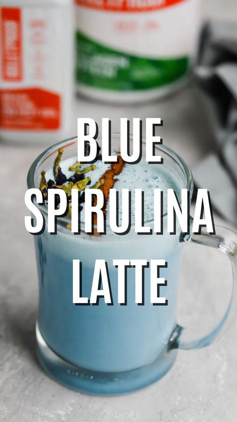 Whether you’re trying to ditch your morning cup of joe or wanting a mid-afternoon pick-me-up, this blue spirulina latte is one you will want to try. Blue Spirulina Latte, What Is Spirulina, Spirulina Recipes, Homemade Soda, Blue Spirulina, Mid Afternoon, Avocado Pesto, Iced Matcha Latte, Lemon Blueberry Muffins