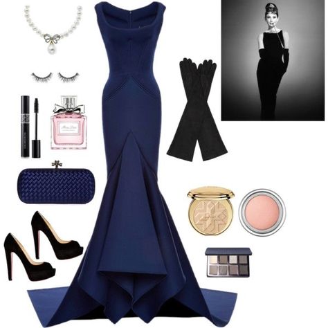 Old Hollywood Style, Hollywood Style, Chique Outfits, Sephora Collection, Fashion Attire, Zac Posen, Fancy Outfits, Evening Attire, Polyvore Outfits