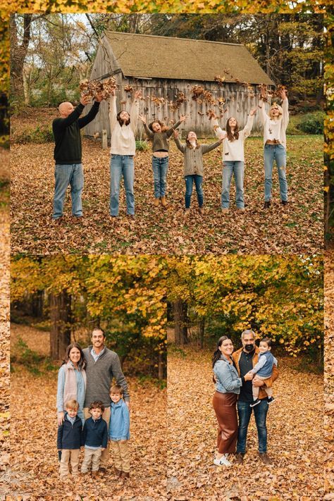 Fall Family Photography Ideas, Fall Photography Mini Session Ideas, Fall Family Photos With Teenage Children, Sis Photoshoot, Family Fall Photoshoot, Fall Family Photo Shoot, Autumn Outdoors, Farm Family Pictures, Fall Photoshoot Family