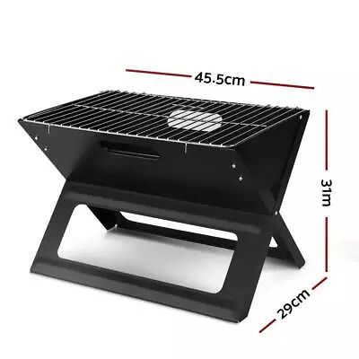 Grillz Notebook Portable Charcoal BBQ Grill | BBQ | Gumtree Australia Inner Sydney - Sydney City | 1255649684 Barbecue Portable, Charcoal Smoker, Charcoal Bbq Grill, Portable Barbecue, Portable Bbq, Cold Rolled Steel, Garden Bbq, Charcoal Bbq, Bbq Smokers