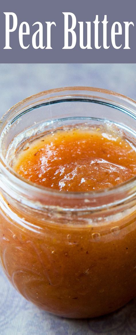 Delicious homemade pear butter! spiced with star anise, ginger, lemon, cardamom, and nutmeg. #jam #pear #canning Yoghurt Muffins, Canning Pears, Butter Homemade, Homemade Goods, Pear Butter, Canned Pears, Preserving Foods, Bartlett Pears, Spiced Pear