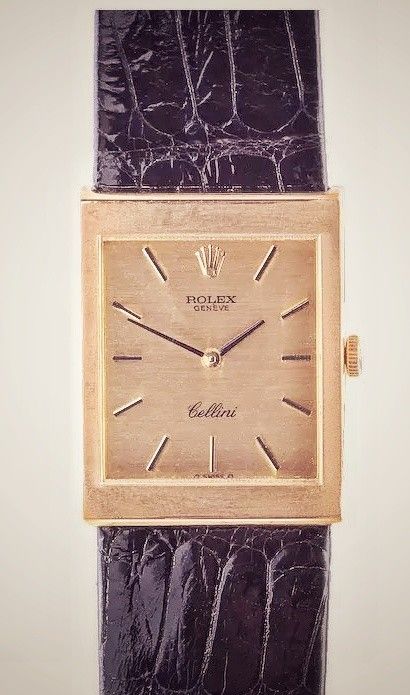 1974 Rolex Cellini Mens 18K Wrist Watch 22 x 30mm $4,300 Rolex Cellini, Jewelry Lookbook, Bellini, Square Watch, Rolex Watches, Rolex, Wrist Watch, Lookbook, Square