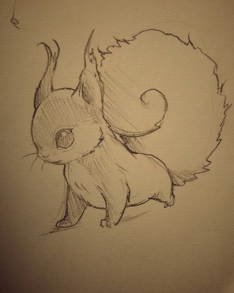 Cute Squirrel Drawing Kawaii, Cute Squirrel Drawing Easy, Cartoon Squirrel Drawing, Easy Squirrel Drawing, Sketch Squirrel, Squirrel Drawing Easy, Cute Squirrel Drawing, Squirrel Drawings, Squirrel Sketch