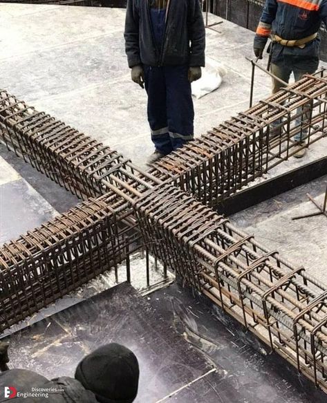 50 Masterpieces Made From Bending Steel Bars That You Have Never Seen - Eng… | Construction details architecture, Civil engineering design, Steel reinforcement bars Grade Of Concrete, Rebar Detailing, Construction Details Architecture, Steel Reinforcement, Concrete Staircase, Civil Engineering Construction, Civil Engineering Design, Building Foundation, Concrete Footings