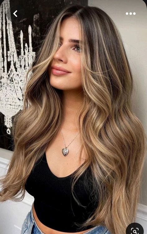 Blonde Brown Hair Color, Beige Blonde Balayage, Rambut Brunette, Blonde Balayage Highlights, Brunette Hair With Highlights, Balayage Blonde, Brown Hair With Blonde Highlights, Brunette Balayage Hair, Beige Blonde