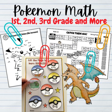 Pokemon Kindergarten Activities, Pokemon Math Activities, Pokémon Activities, Pokemon Learning Activities, Pokemon School Activities, Pokemon Writing Activities, Pokemon Homeschool, Pokemon Math Worksheets, Pokemon Reading Activities